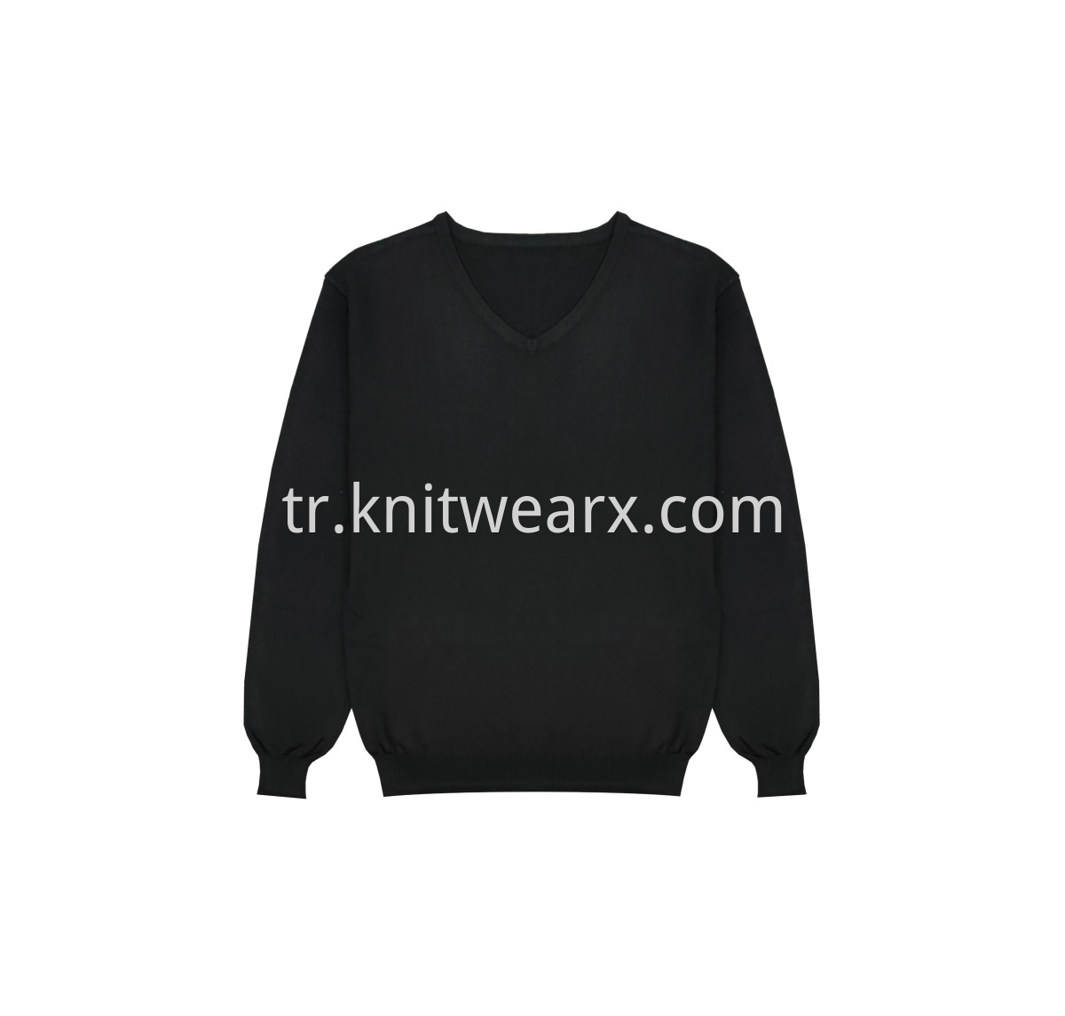 Men's Knitted Sweater Classic V-neck Anti-pilling Pullover